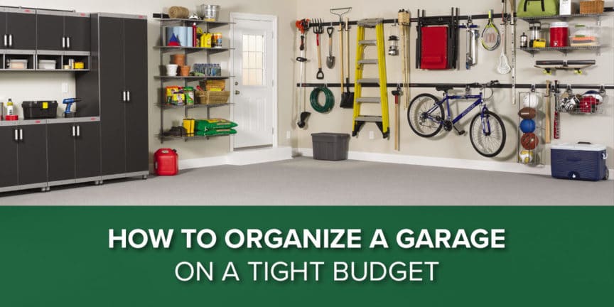 How To Organize Garage On Tight Budget 864x432 