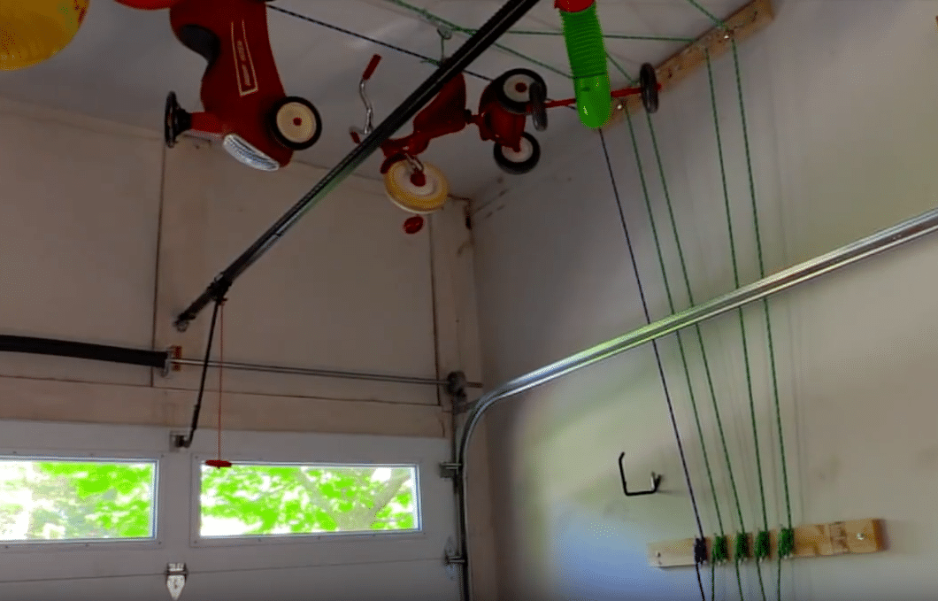 Garage Pulley System From Ceiling The, How To Build A Garage Pulley System